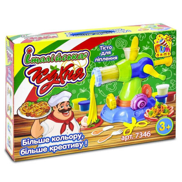 

Тесто для лепки 7346 Італійська кухня (12) FUN GAME, (Украина)