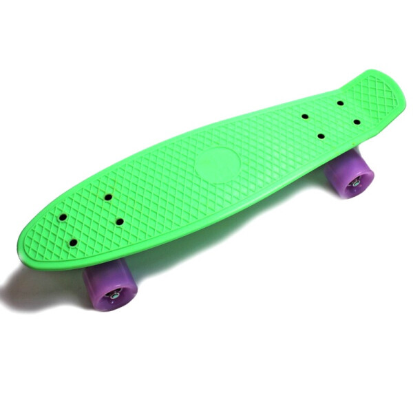 

Пенни борд (Penny Board) 22 Pastel Series со светящимися колесами, Мятный