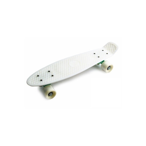 

Пенни борд (Penny Board) 22 с матовыми колесами белого цвета, Белый цвет