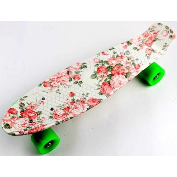 

Пенни борд (Penny Board) 22 с рисунком, Flowers