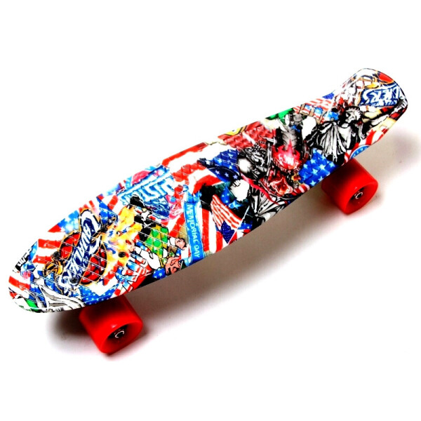 

Пенни борд (Penny Board) 22 с рисунком, Graffiti NBA