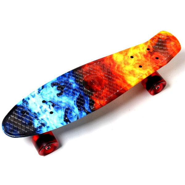 

Пенни борд (Penny Board) 22 с рисунком, Огонь и лед