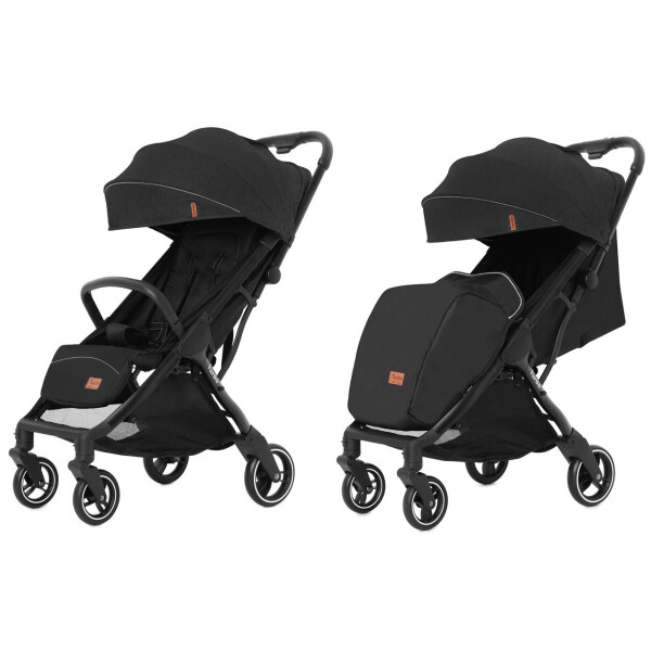 

Коляска прогулочная CARRELLO Turbo CRL-5503 Deep Black +дождевик S
