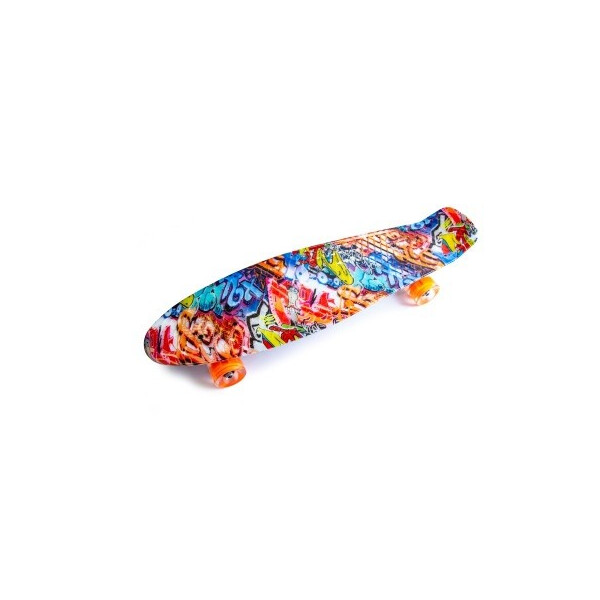 

Пенни борд (Penny Board) Nickel 27 со светящимися колесами, Graffity