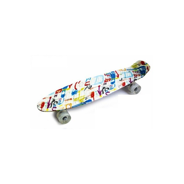 

Пенни борд (Penny Board) Nickel 27 со светящимися колесами, Versicolor