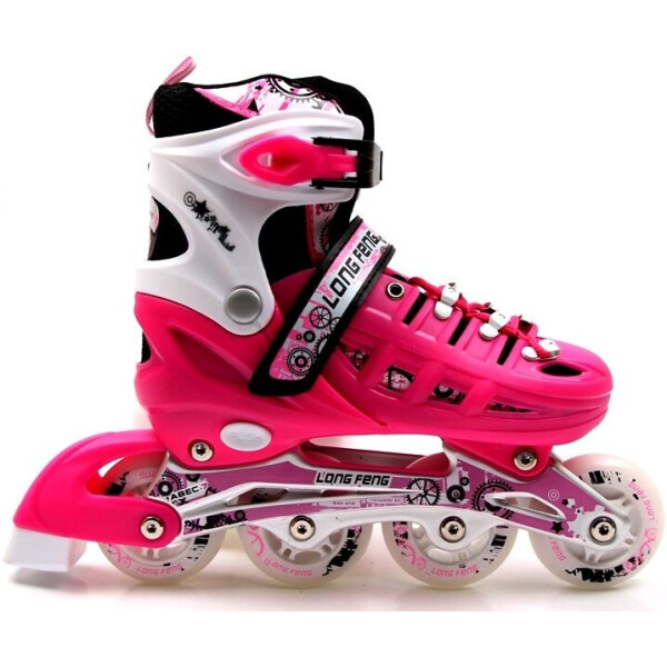 

Раздвижные детские роликовые коньки Scale Sports, размер 34-37, Pink