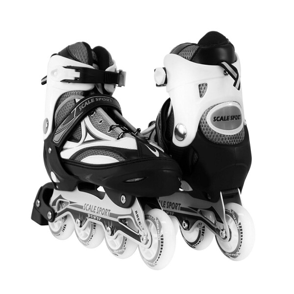 

Раздвижные детские роликовые коньки Scale Sports, размер 41-43, Black