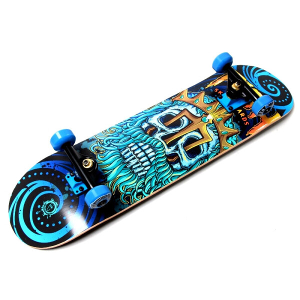 

Скейтборд Fish Skateboard деревянный с рисунком 31, Neptune