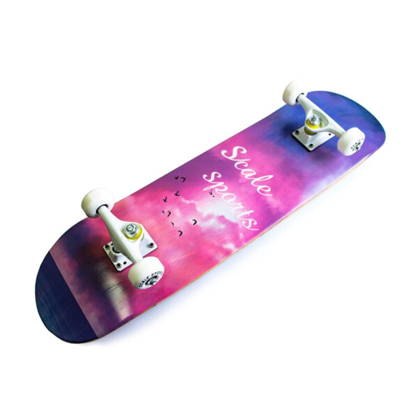 

Скейтборд Scale Sports деревянный с рисунком 31, Рассвет