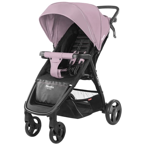 

Коляска прогулочная с амортизацией на всех колесах CARRELLO Maestro CRL-1414 Cloud Pink