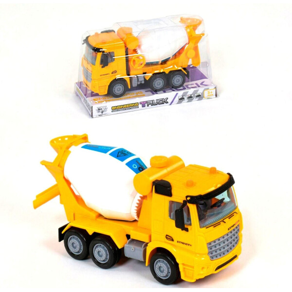 

Бетономешалка с инерционным механизмом Kimi желтая