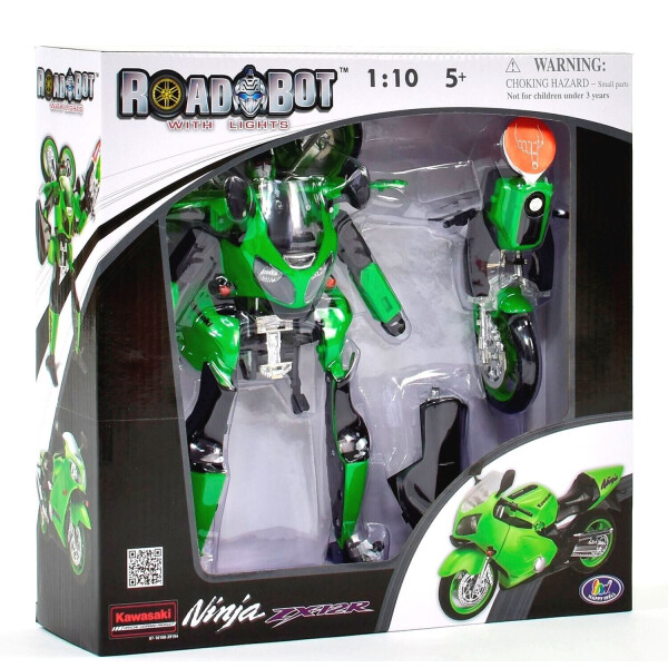 

Трансформер мото Ninja Kawasaki Kimi зеленый