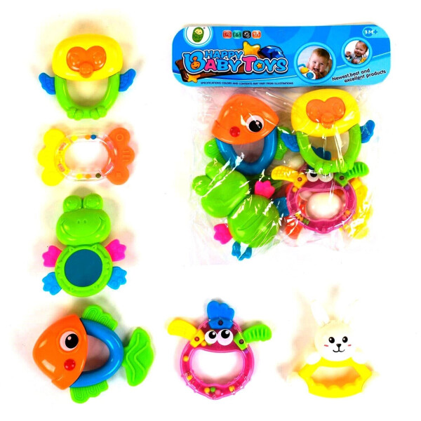 

Набор погремушек 6 шт Kimi разноцветный