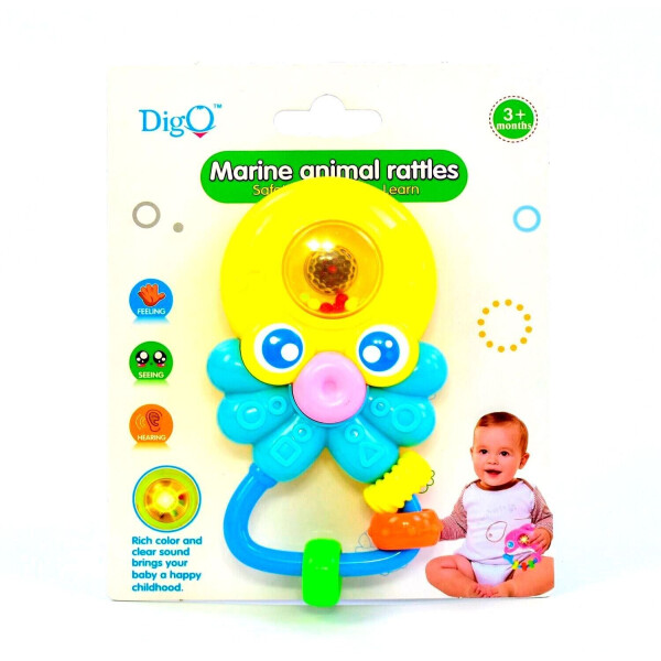 

Погремушка Осьминог с световым и звуковым эффектом Kimi