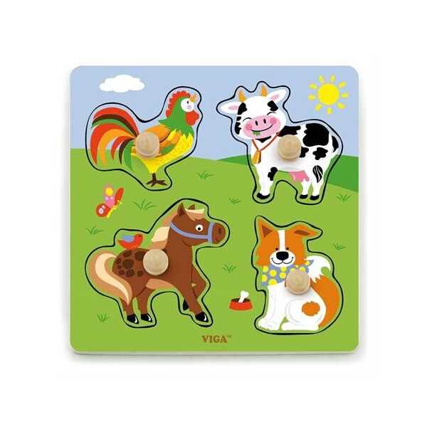 

Рамка-вкладыш Viga Toys "Ферма" (50839)
