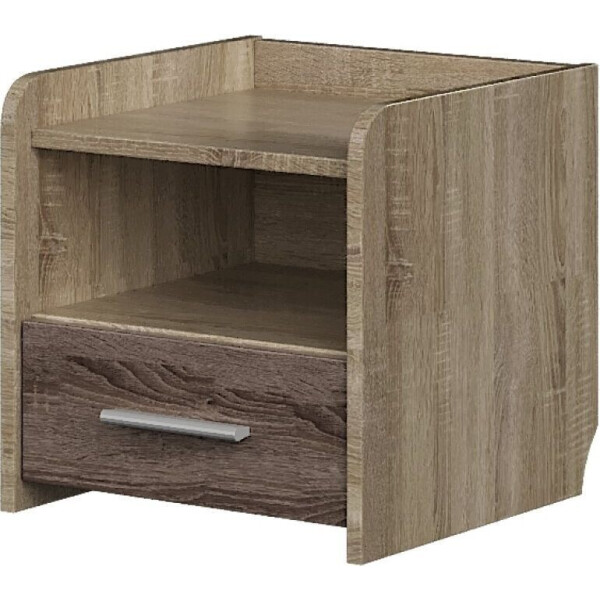 

Тумба прикроватная Эверест Т-1 Комби Дуб Сонома + Трюфель