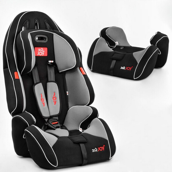 

Автокресло детское JOY (группа 1-2-3) G 1309 чёрно-серое