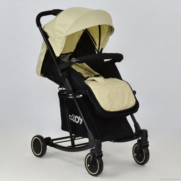 

Детская прогулочная коляска с качалкой JOY Т-609 бежевая