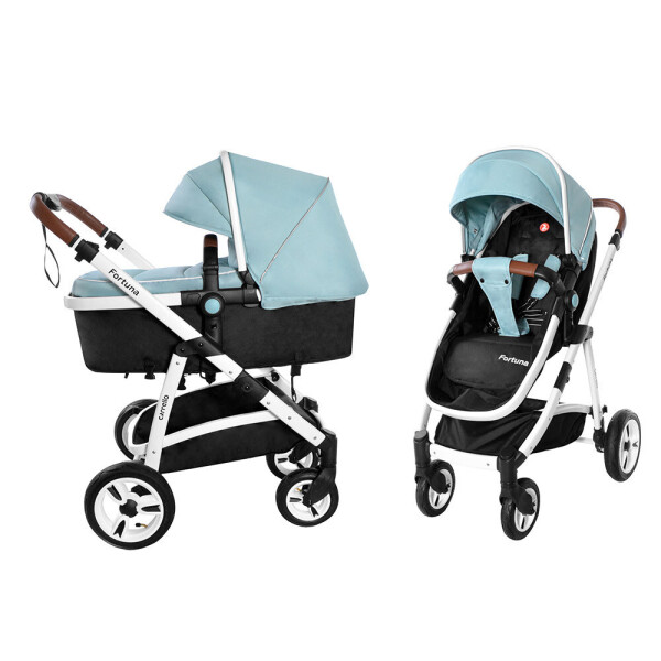 

Коляска универсальная для детей с рождения CARRELLO Fortuna CRL-9001/1 Hawaii Blue 2в1 c матрасом