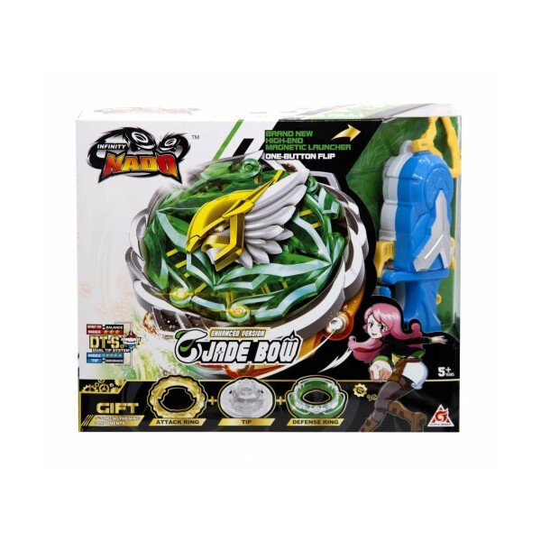 

Волчок Auldey Infinity Nado V серия Advanced Jade Bow Нефритовый Лук (YW634403)