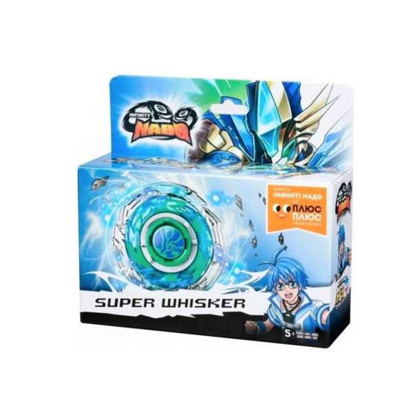 

Волчок Auldey Infinity Nado Стандарт Super Whisker Небесний Вихор закрытая упаковка (YW624311)