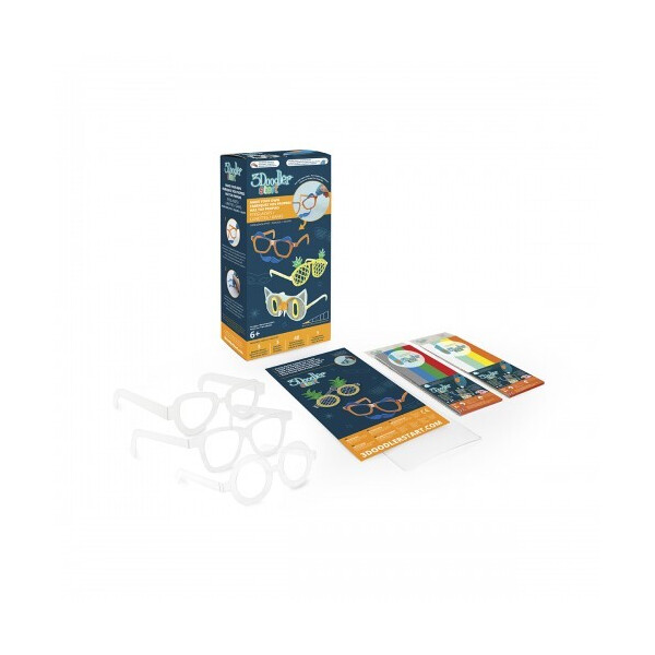 

Набор аксессуаров для 3D-ручки 3Doodler Start – МОДНЫЕ ОЧКИ (48 стержней, 3 шаблона, 1 трафарет) (8SMKEYEG3R)