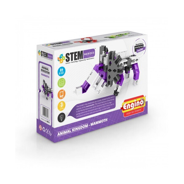 

Конструктор серии STEM HEROES - Царство животных: мамонт (SH11)