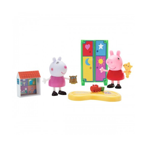 

Игровой набор Peppa - ДЕТСКАЯ КОМНАТА (2 фигурки, аксессуары) (97003)
