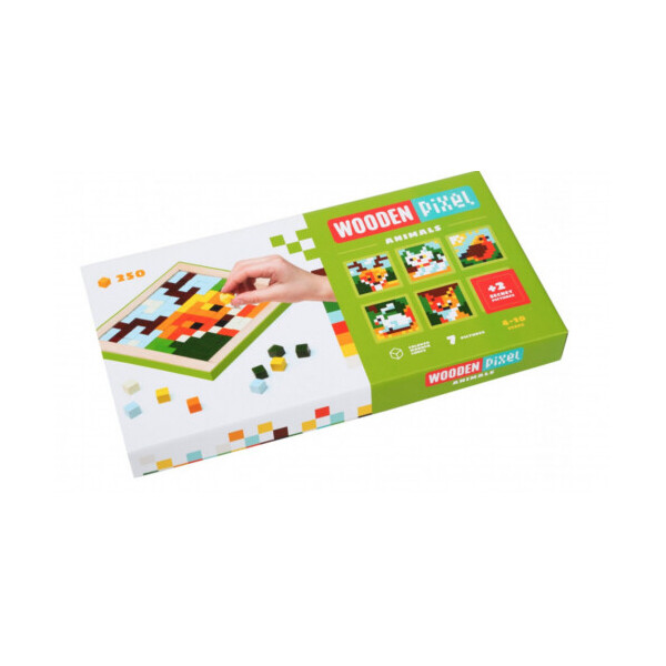

Мозаики Cubika Wooden Pixel 3 Звери (14897)