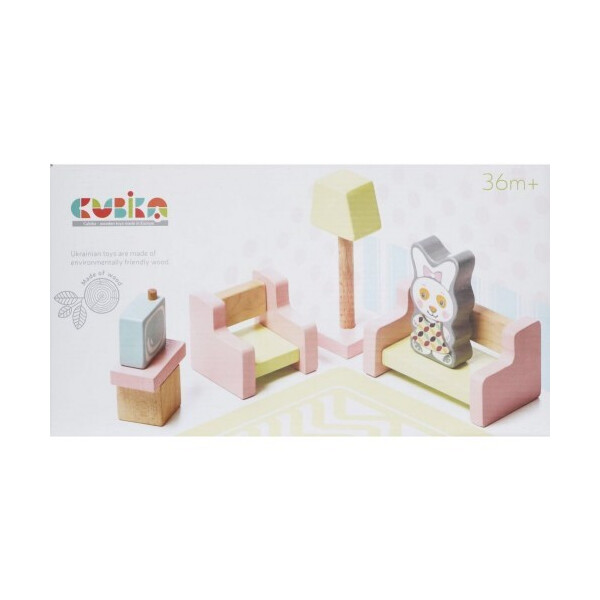 

Деревянная игруша Cubika — Набор Мебель 4 (15030)
