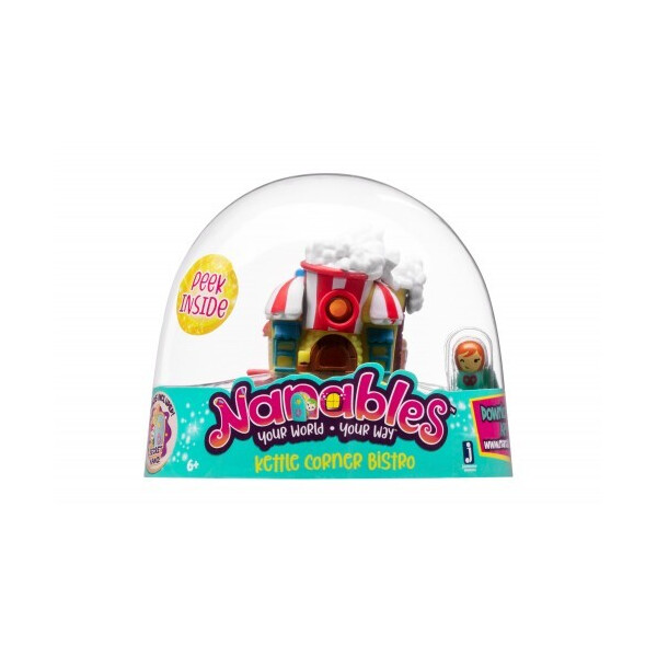 

Игровая фигурка Jazwares Nanables Small House Город сладостей Бистро"Попкорн" (NNB0043)