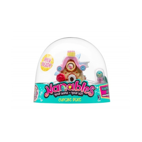 

Игровая фигурка Jazwares Nanables Small House Город сладостей, Кондитерская Лучшие капкейки (NNB0010)