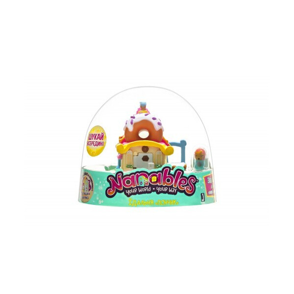 

Игровая фигурка Jazwares Nanables Small House Город сладостей, Столовая"Пончик" (NNB0011)
