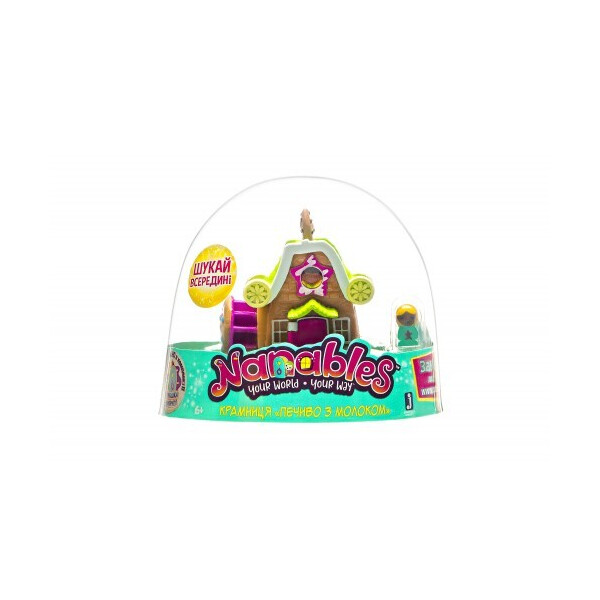 

Игровая фигурка Jazwares Nanables Small House Город сладостей, Магазин"Печенье с молоком" (NNB0012)