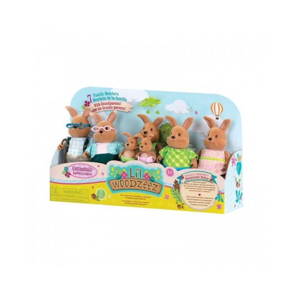 

Набор фигурок Li`l Woodzeez Большая Семья Кроликов 7ед. (6492Z)