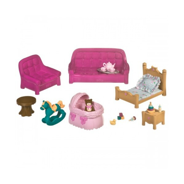 

Игровой набор Li'l Woodzeez Гостинная и Детская (6123Z)