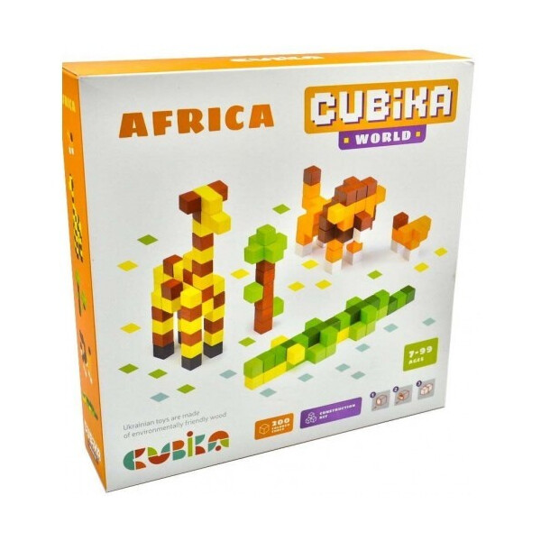 

Деревянный конструктор Cubika World Африка (15306)