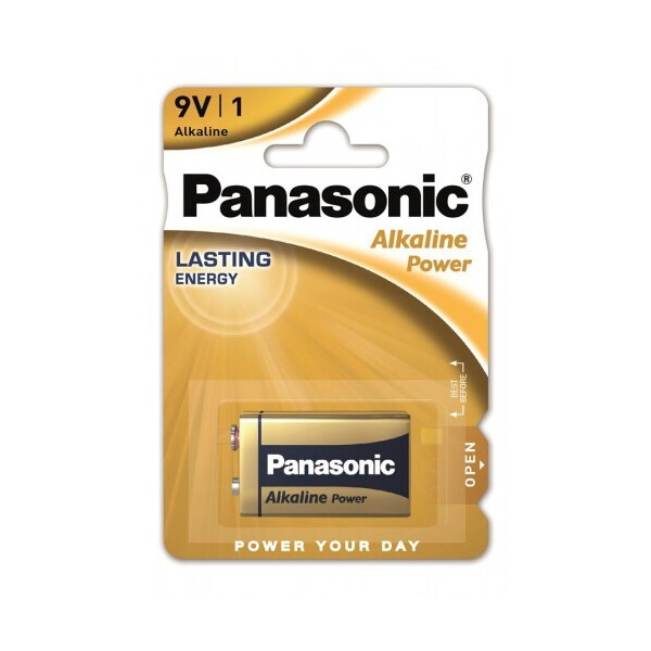 

Батарейка Panasonic ALKALINE POWER 6LF22 BLI 1 ALKALINE (6LF22APB/1BP)