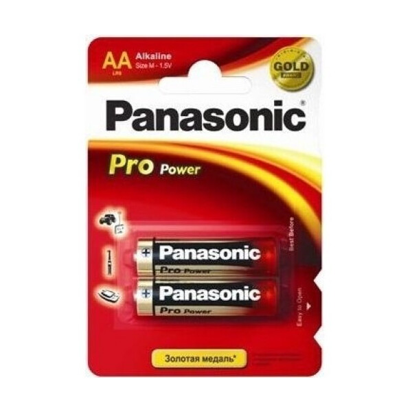 

Батарейка Panasonic PRO POWER AA BLI 2 ALKALINE (LR6XEG/2BP)