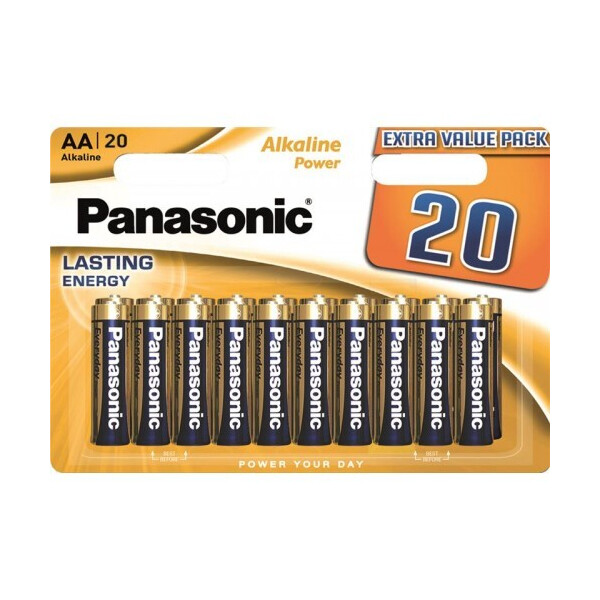 

Батарейка Panasonic ALKALINE POWER AA BLI 20 (LR6REB/20BW)