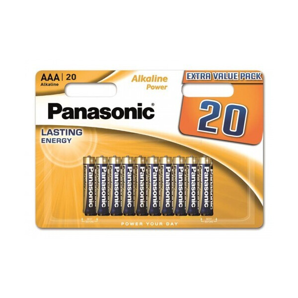 

Батарейка Panasonic ALKALINE POWER AAA BLI 20 (LR03REB/20BW)