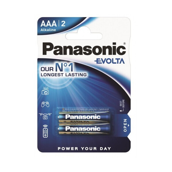 

Батарейка Panasonic EVOLTA AAA BLI 2 ALKALINE (LR03EGE/2BP)