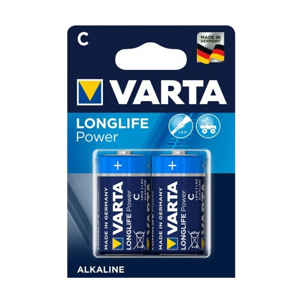 

Батарейка VARTA LONGLIFE POWER C BLI 2 ALKALINE (04914121412)