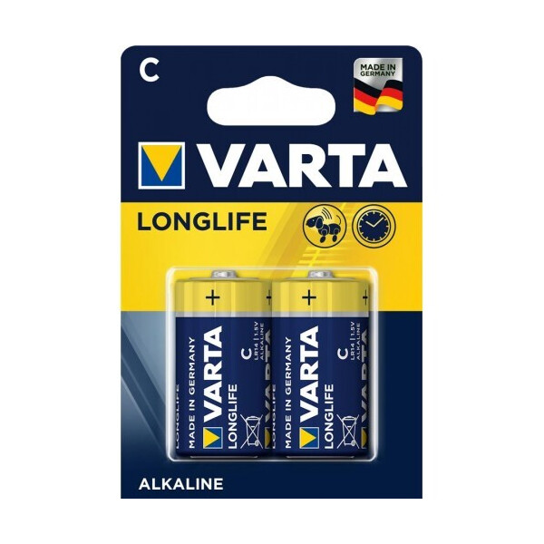

Батарейка VARTA LONGLIFE C BLI 2 ALKALINE (04114101412)