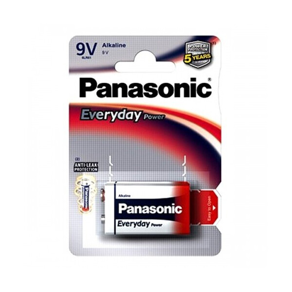

Батарейка Panasonic EVERYDAY POWER 6LF22 BLI 1 ALKALINE (6LF22REE/1BR)