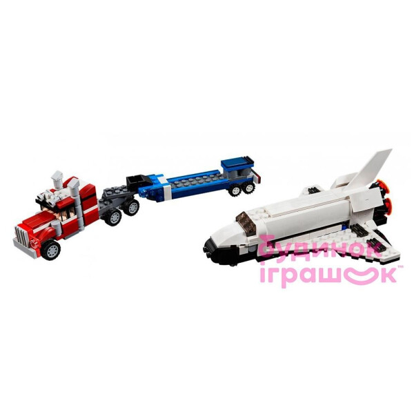

Блочный конструктор LEGO Creator Тягач с шаттлом (31091)