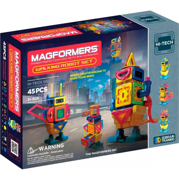 

Магнитный конструктор Magformers Шагающий робот, 45 элеметов (709004(63137))