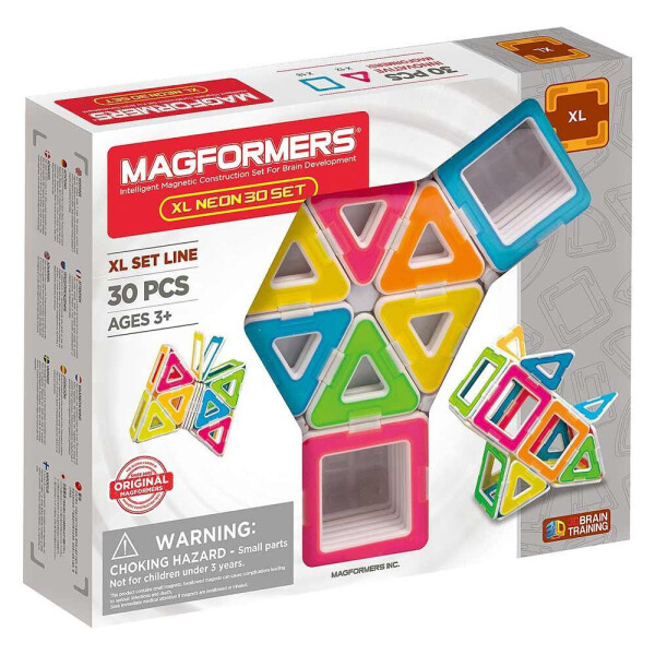 

Магнитный конструктор Magformers Neon XL, 30 эл. (706006)