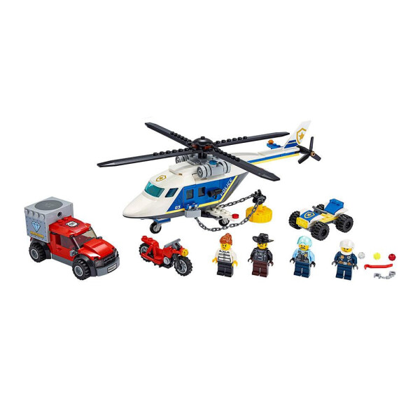

Блочный конструктор LEGO City Погоня на полицейском вертолете (60243)