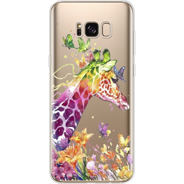 

силиконовый Boxface Samsung G955 Galaxy S8 Plus Colorful Giraffe (30567-cc14)